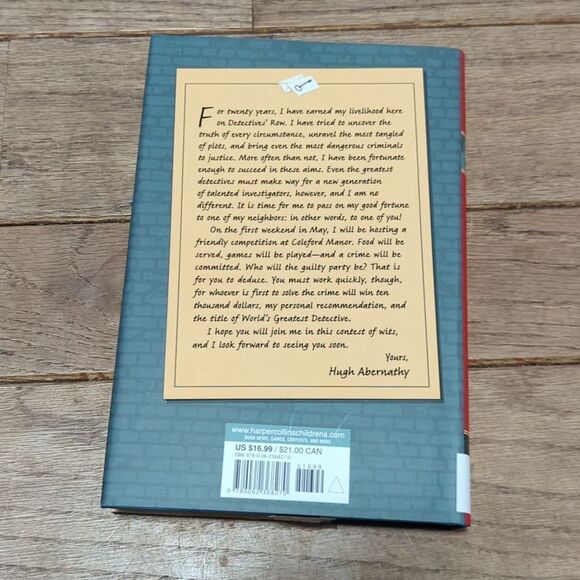 The World's Greatest Detective, a hardcover book written by Caroline Carlson - Picture 2 of 2